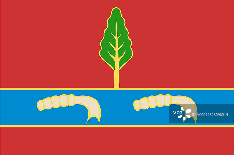 阿塞拜疆阿格达什旗帜图片素材