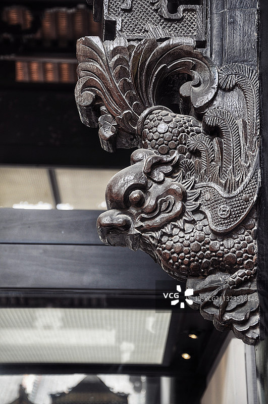 广州陈家祠 石雕 木雕图片素材