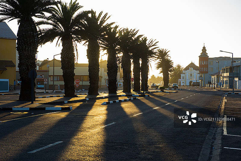 德国风格小镇斯瓦科普蒙德(Swakopmund)图片素材