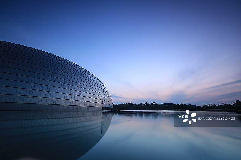 北京市地标国家大剧院图片素材