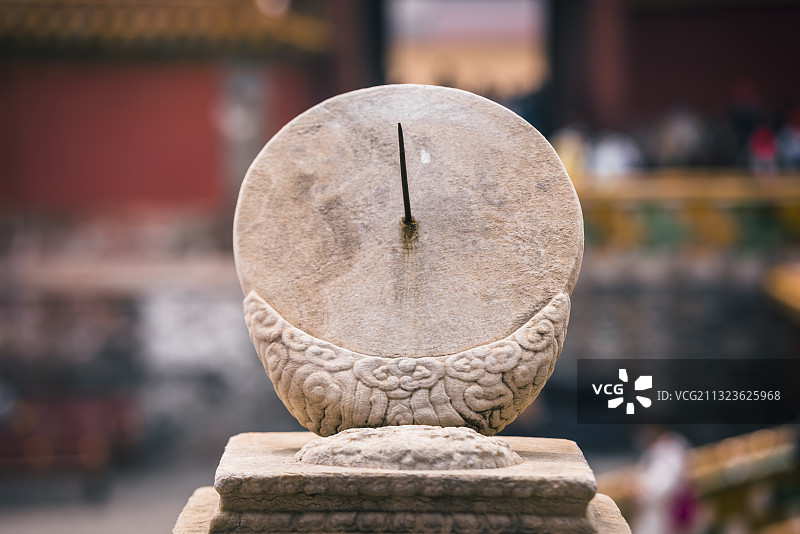 故宫里的日晷图片素材