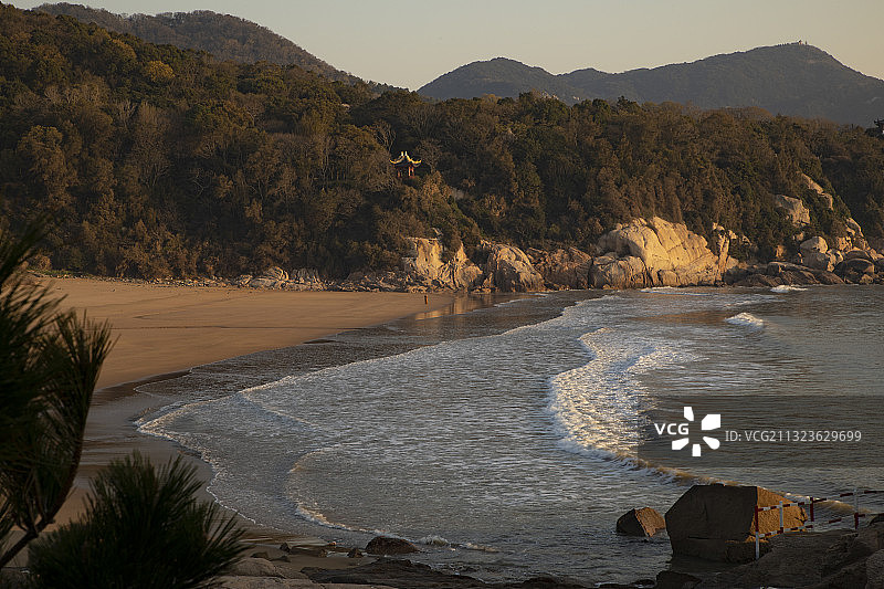 普陀百步沙景区图片素材