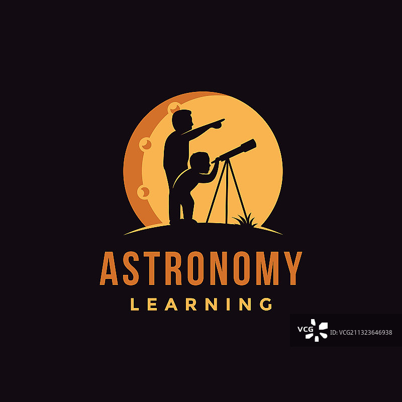 天文学学习logo图标图片素材