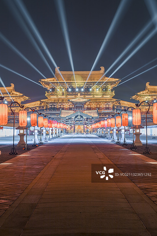 河南省隋唐洛阳城九州池景区图片素材