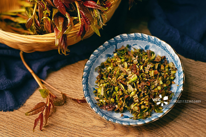 香椿,准备食物,春天,中国食品图片素材