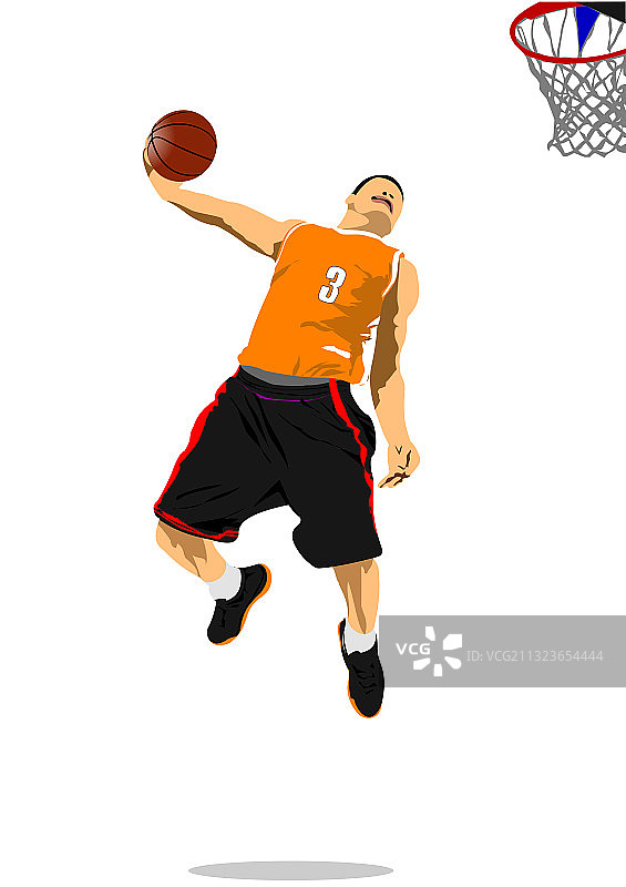 设计师篮球运动员3D素材图片素材