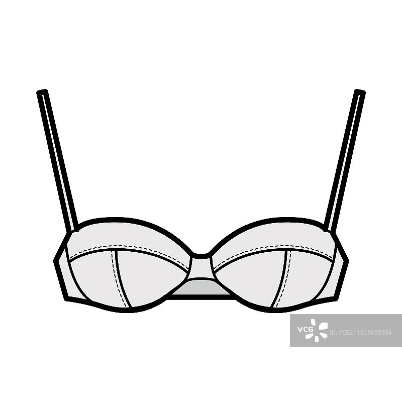 半罩杯文胸内衣技术时尚图片素材