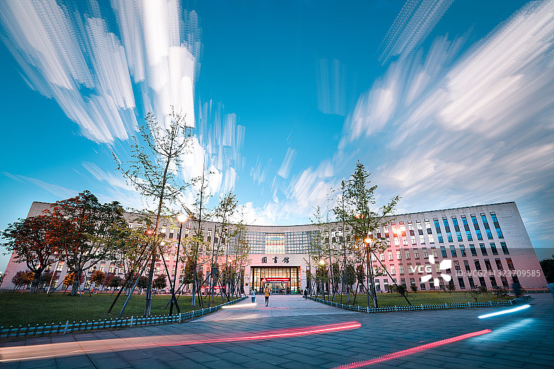 成都理工大学图书馆图片素材