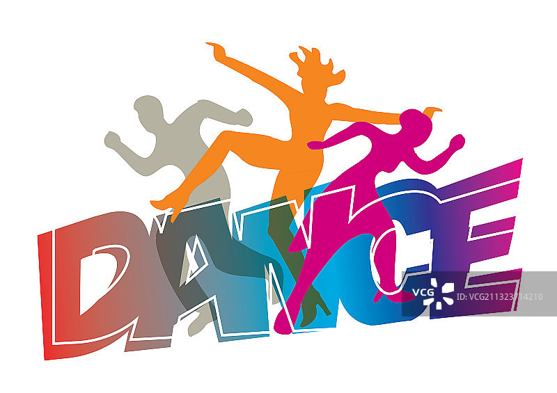 迪斯科现代舞舞者图片素材