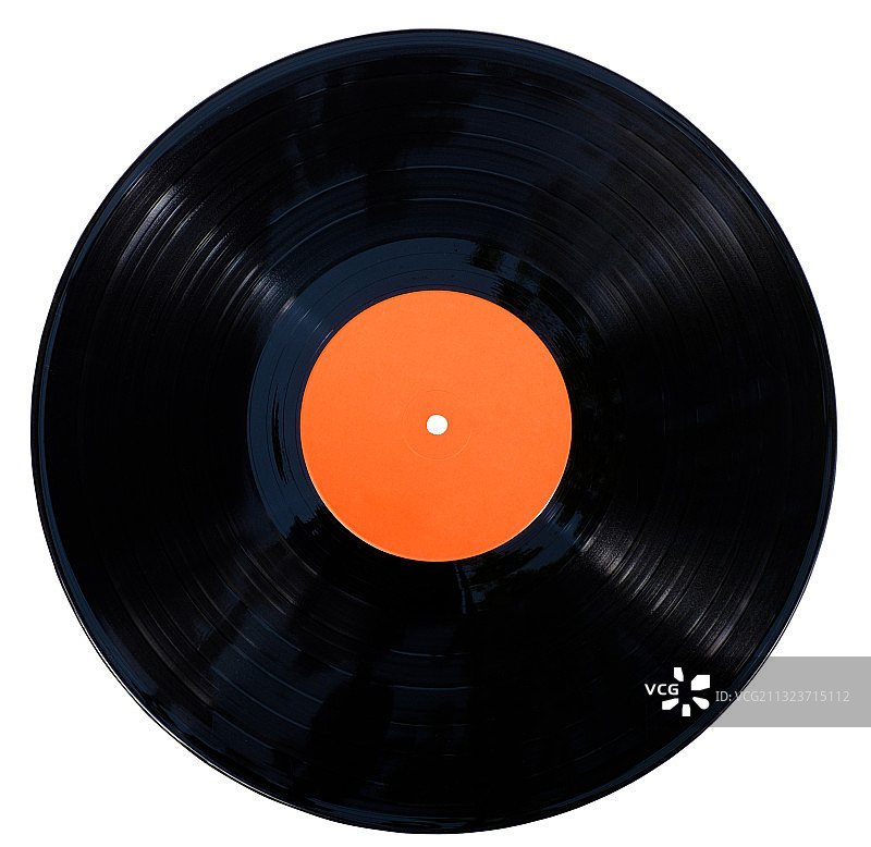 白色背景上的唱片机唱针特写图片素材