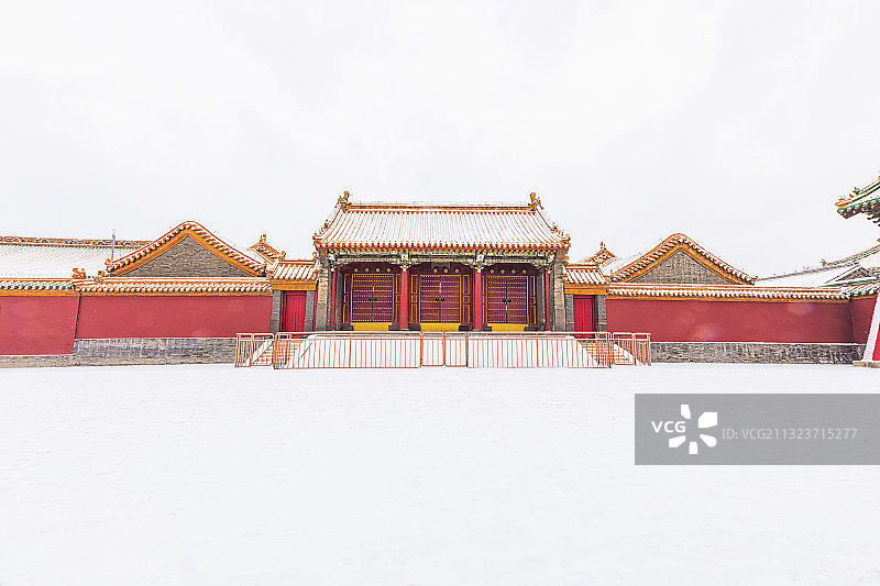 沈阳故宫太庙图片素材