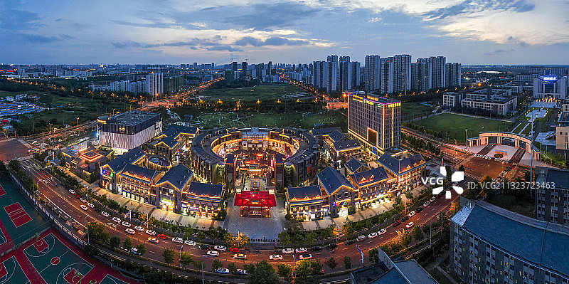 合肥黉街夜色图片素材