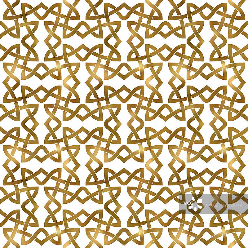 金色抽象可重复图案背景图片素材