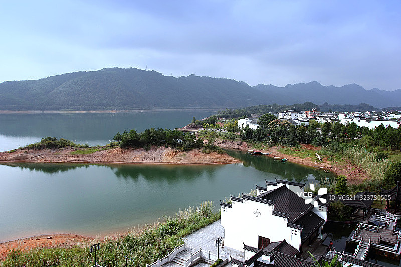 千岛湖水下古城 杭州图片素材