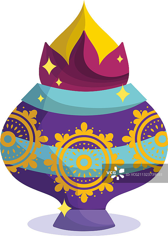 排灯节装饰曼陀罗图片素材