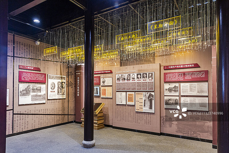 中共杭州小组纪念馆陈列室图片素材