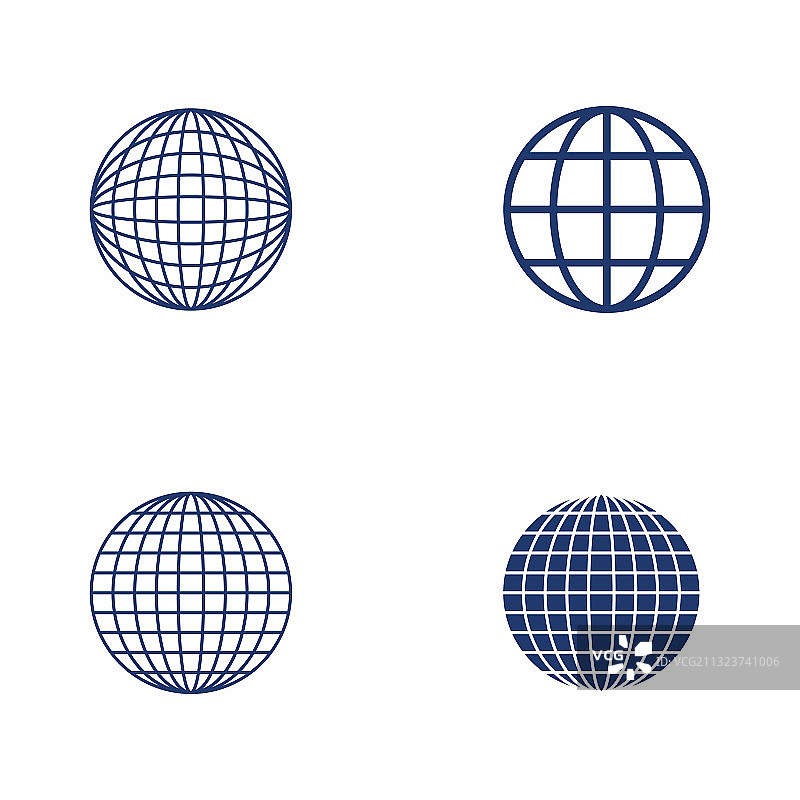 电线世界Logo模板图片素材