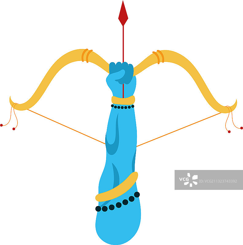 罗摩神之手与拱形人物图片素材