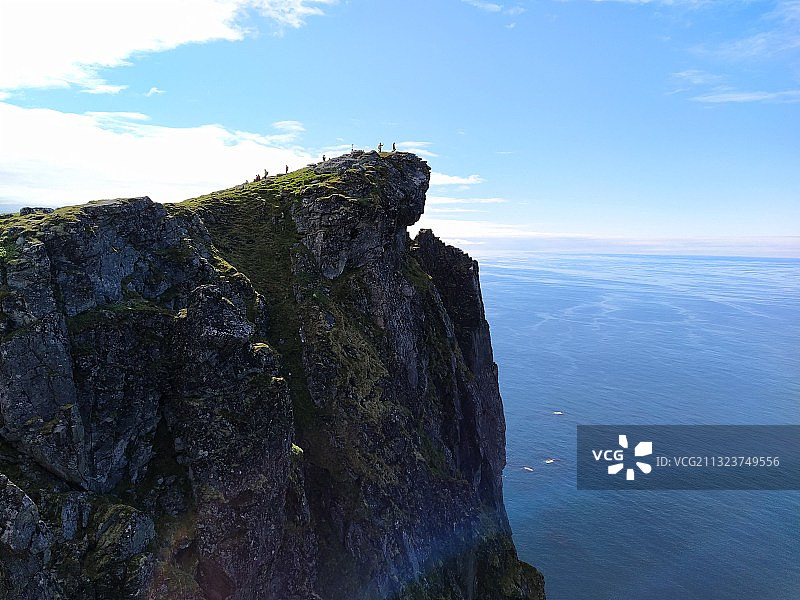 挪威诺德梅拉海景图片素材