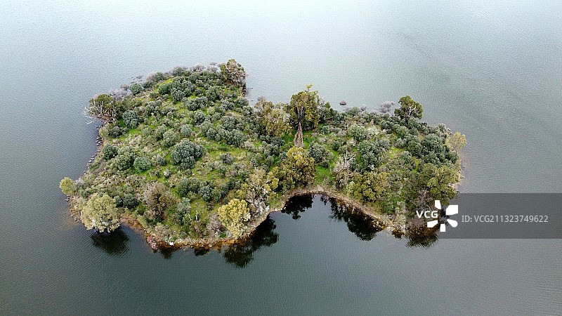 岛屿鸟瞰图片素材