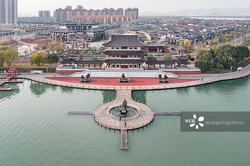 常德市柳叶湖司马楼图片素材