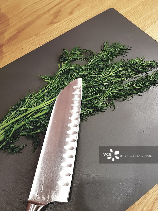 高机位刀具砧板桌面图图片素材