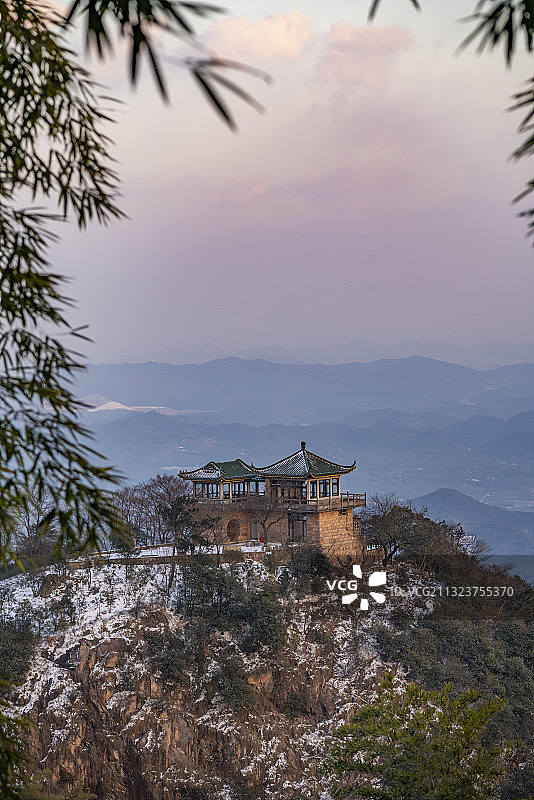 冬季莫干山图片素材