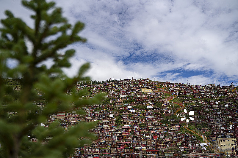 色达佛学院图片素材