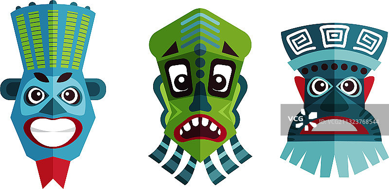 非洲部落面具图片素材