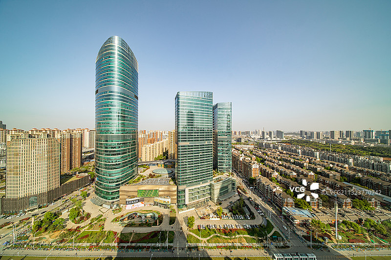 武汉市光谷新世界高端写字楼K11购物中心图片素材