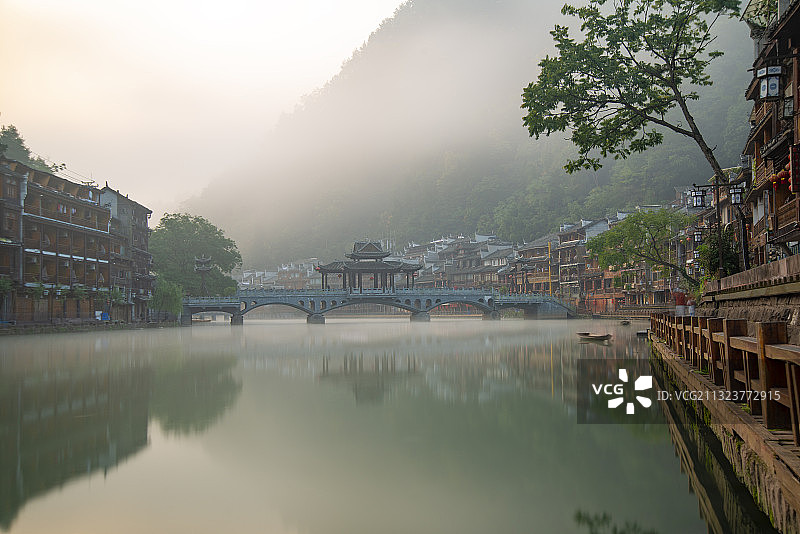 湖南凤凰古城风光图片素材