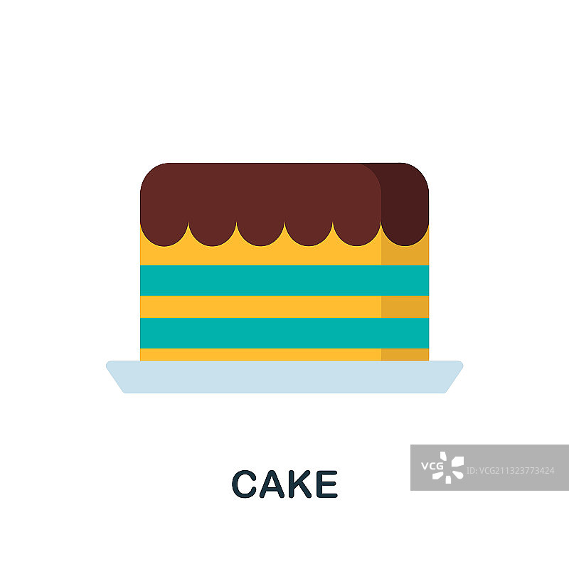 庆祝活动中的蛋糕简约元素图标图片素材