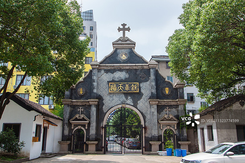 苏州杨家桥天主堂图片素材