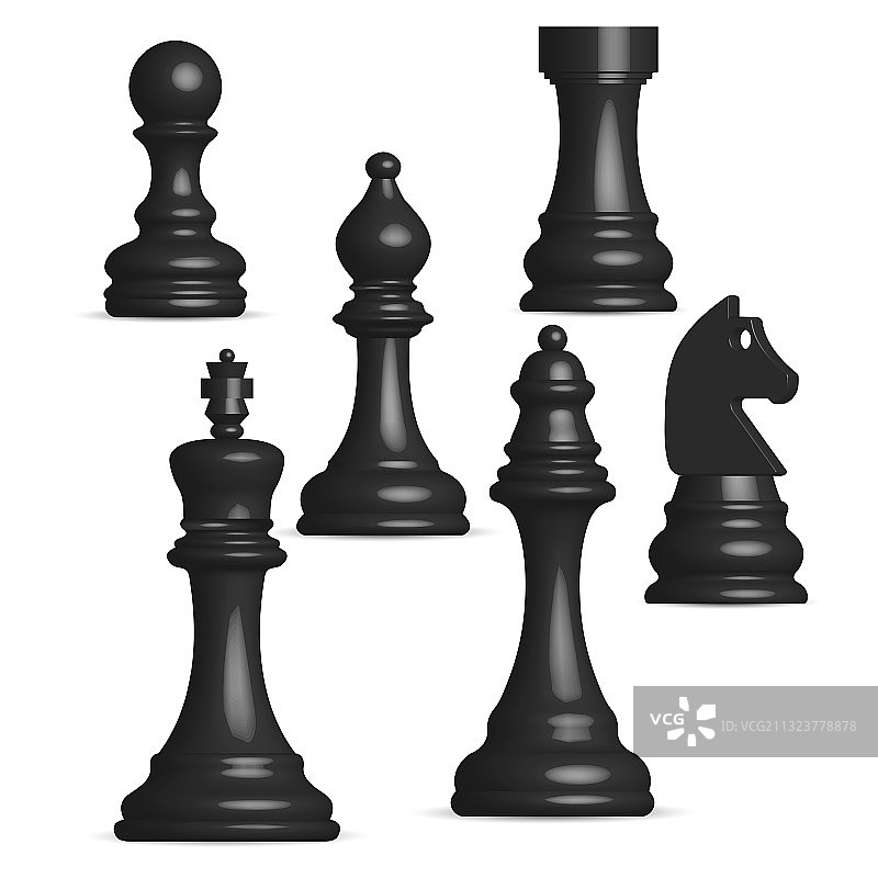 3D光泽棋子图片素材