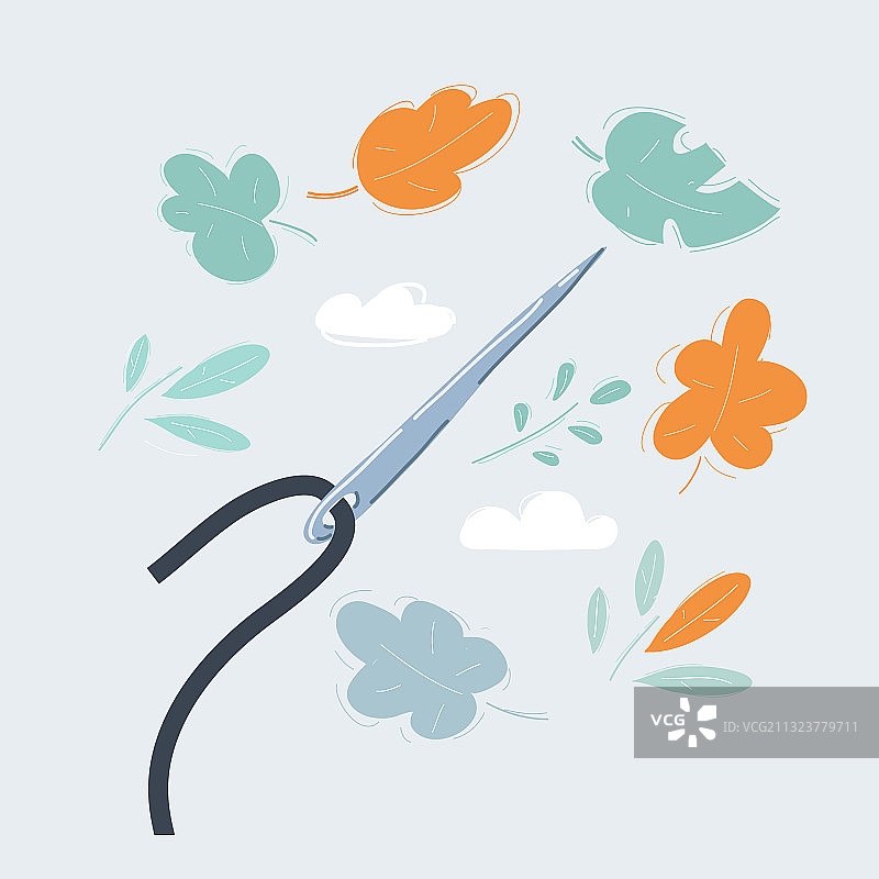 缝纫针线图片素材