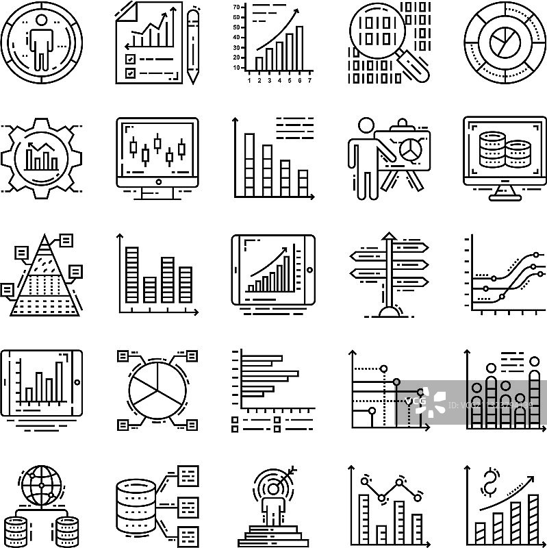 数据分析线性组合图片素材