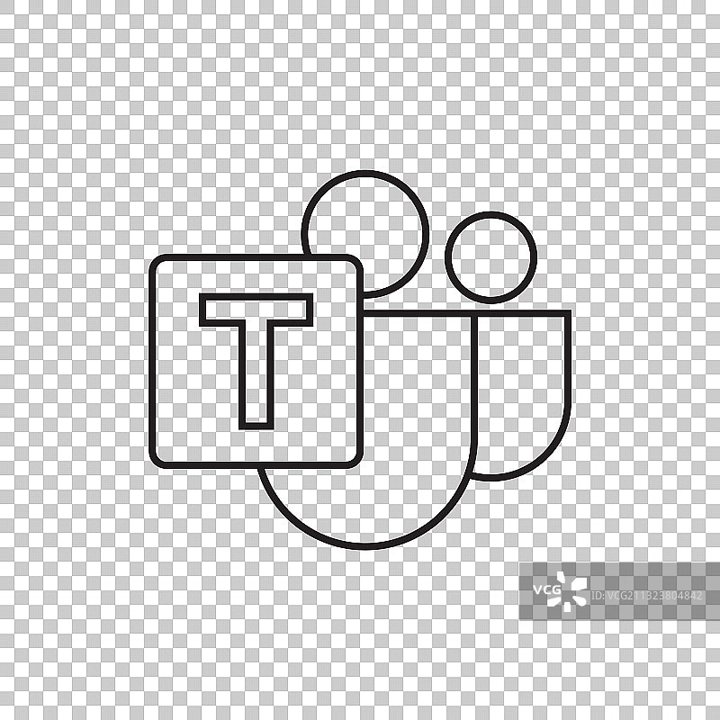 团队线性图标图片素材