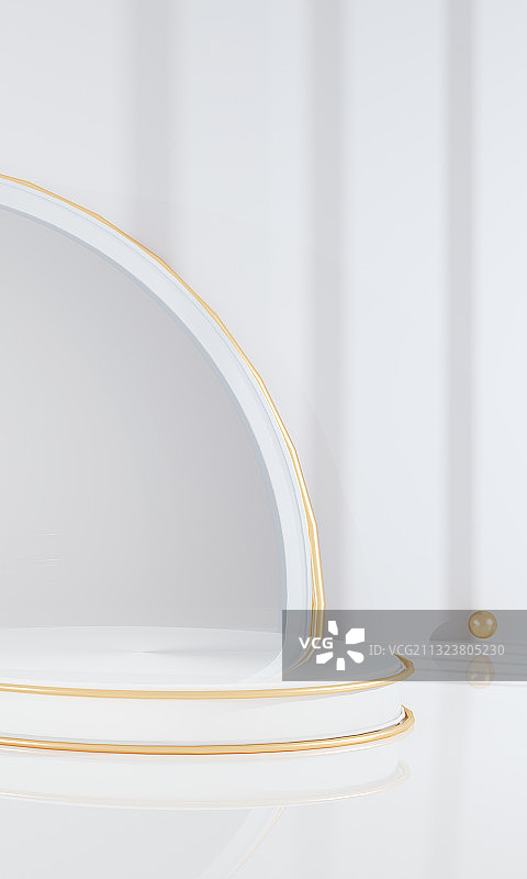 白色简约创意场景图片素材