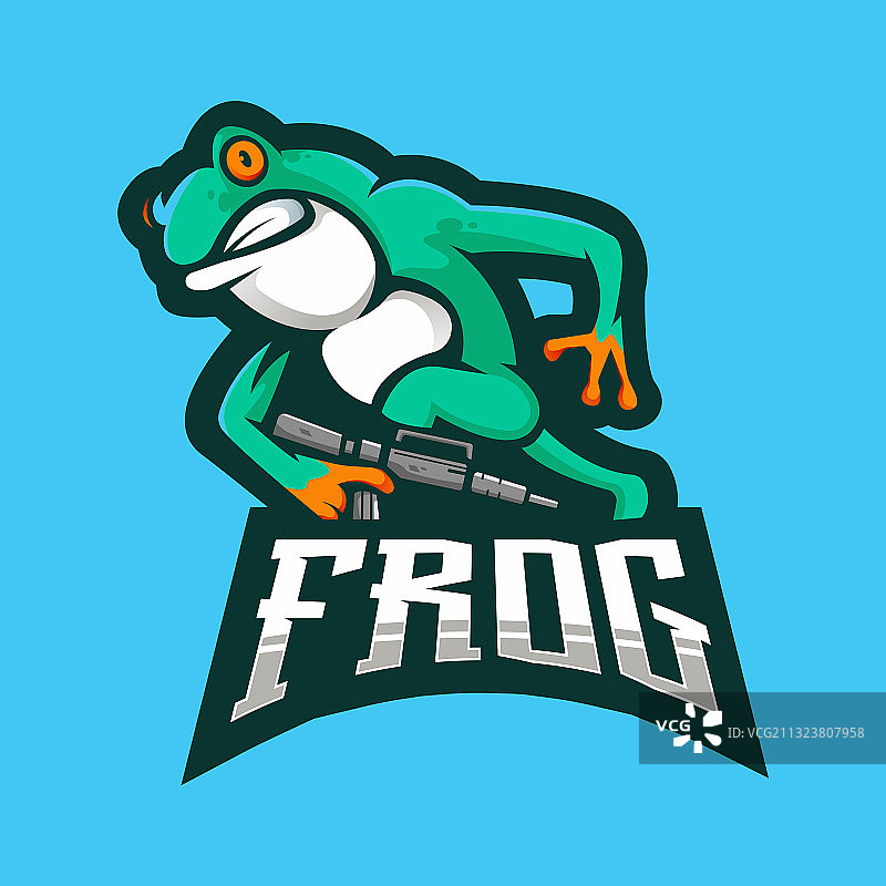 青蛙游戏标志图片素材