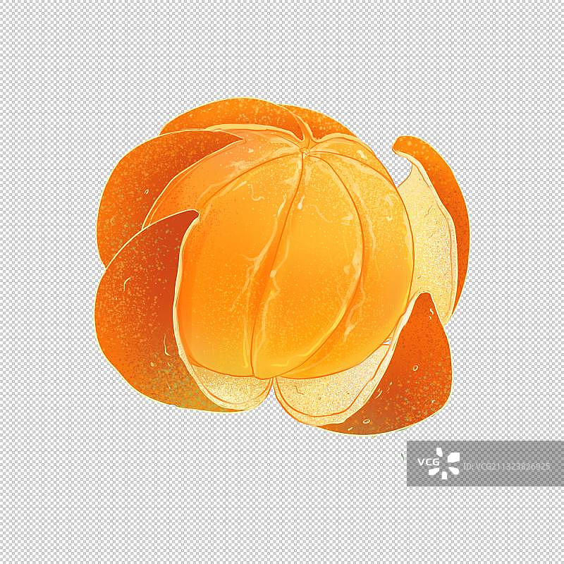 橘子插画图片素材