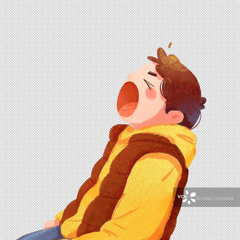 男孩张嘴图片素材