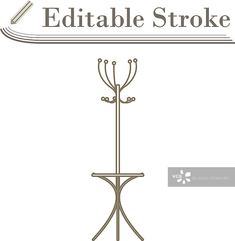 办公室衣帽架图标图片素材