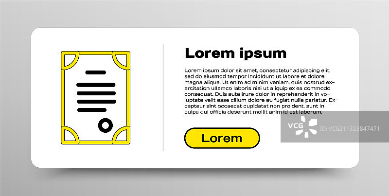 白色背景上的死亡证明图标图片素材