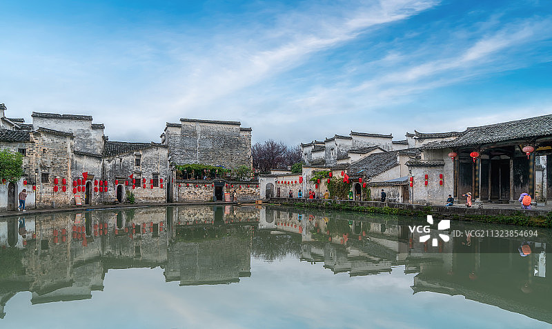 安徽宏村风光图片素材