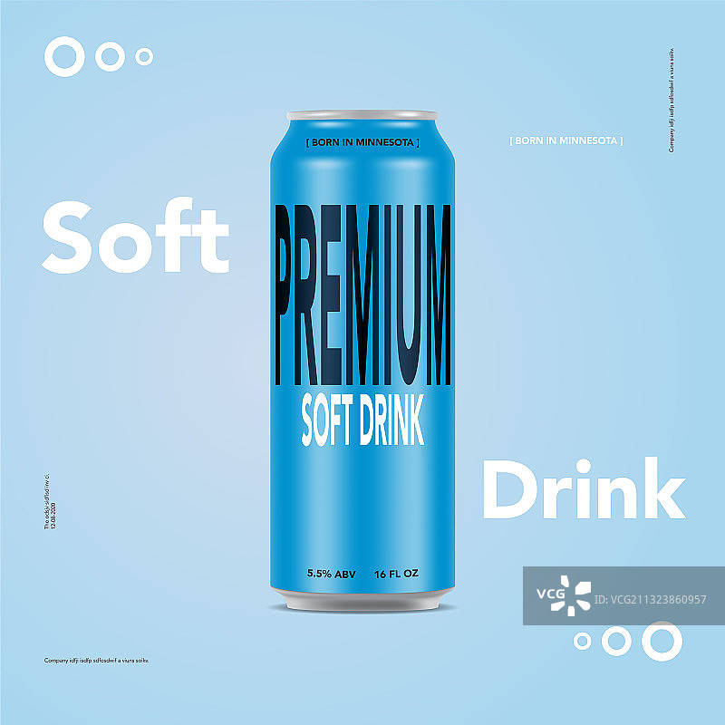 啤酒拉格酒精白色罐体视觉效果图片素材