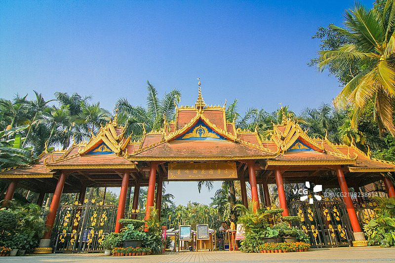 西双版纳 曼听花园-万佛寺图片素材