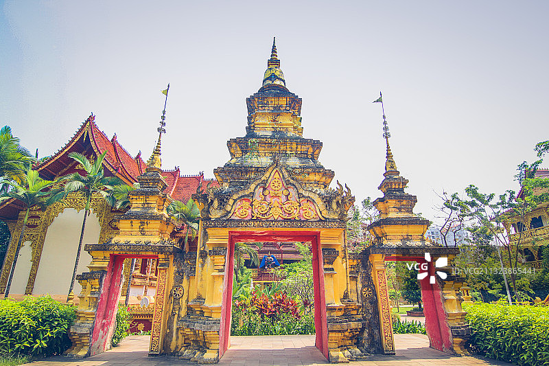 西双版纳 曼听花园-万佛寺图片素材