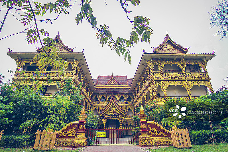 西双版纳 曼听花园-万佛寺图片素材