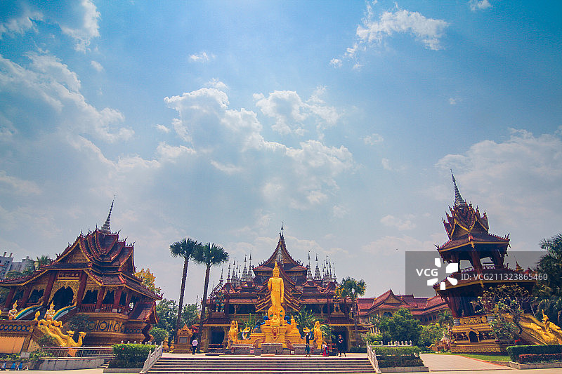 西双版纳 曼听花园-万佛寺图片素材