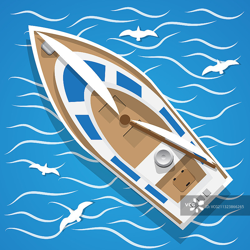乘风破浪的游艇图片素材